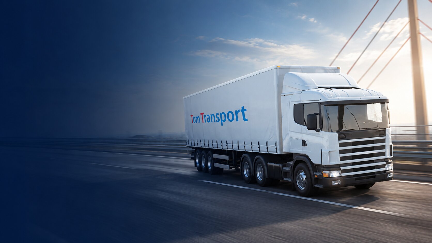Ciezarowka TOM Transport w trasie